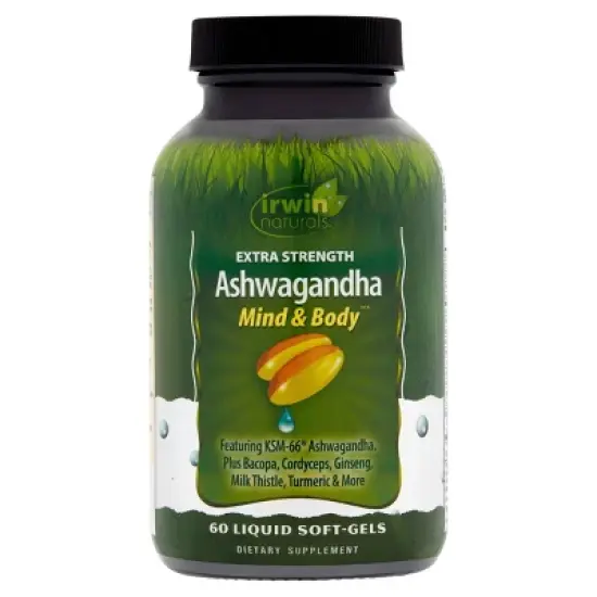 Irwin Naturals Ashwagandha Softgels - 60ct image {4}