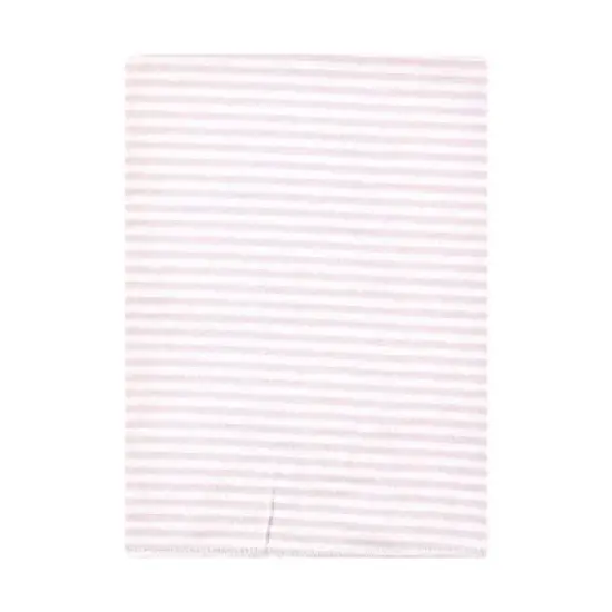 Hudson Baby Infant Girl Cotton Flannel Burp Cloths Bundle, Lilac Elephants, One Size image {6}