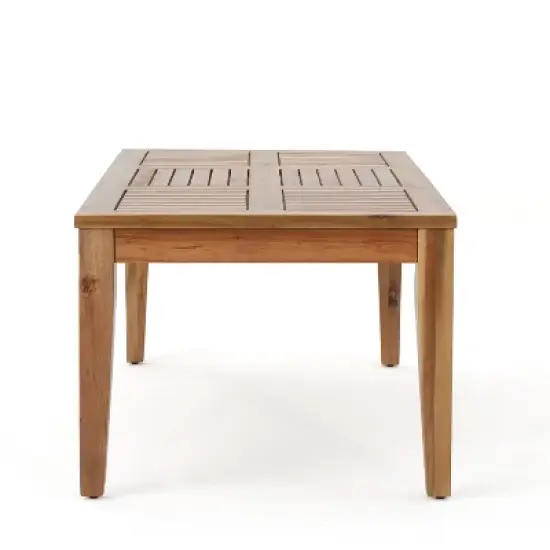 GDFStudio Eudora Outdoor Acacia Wood Coffee Table image {3}