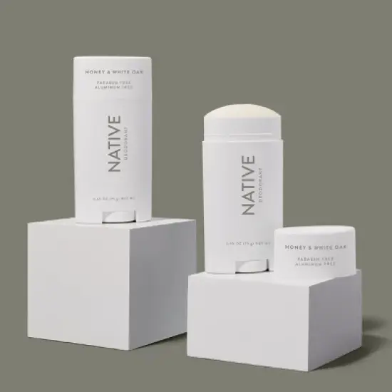 Native Honey & White Oak Deodorant - Scented - 2.65oz image {5}