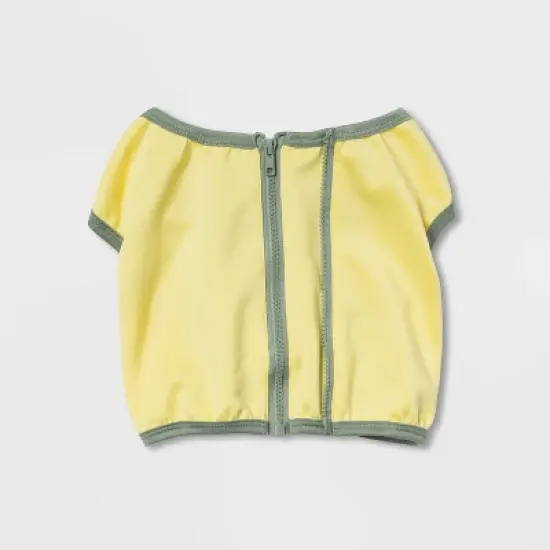 Spacer & Mesh with Zipper Centerback Cooling Dog and Cat Vest - Green - Boots & Barkley&trade; image {1}