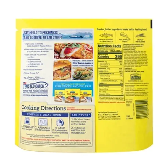 Gorton's Parmesan Crusted Fish Fillets - Frozen - 18.2oz image {1}