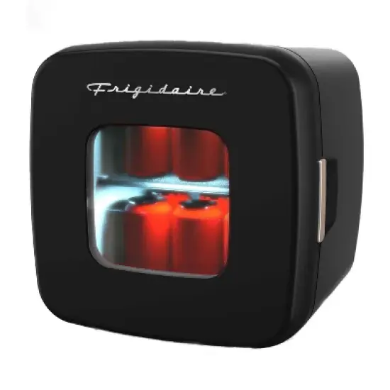 Frigidaire&reg; 12-Can Retro Personal Mini Fridge, Black image {2}