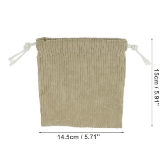 Unique Bargains Portable Drawstring Makeup Bag 1 Pc image {1}