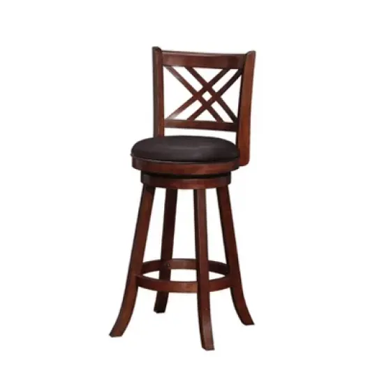 Porto Wood Swivel Barstool - Boraam image {1}