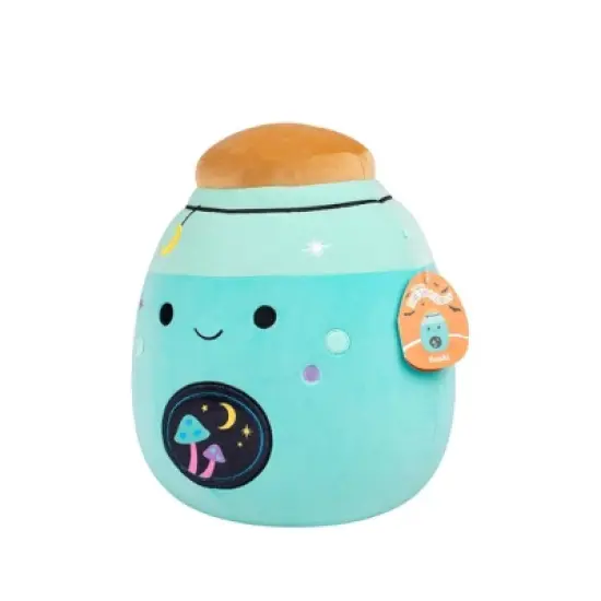 Squishmallows 12" Neon Teal Potion with Black Mushroom Label Medium Plush: Polyester Stuffed Animal Character image {9}