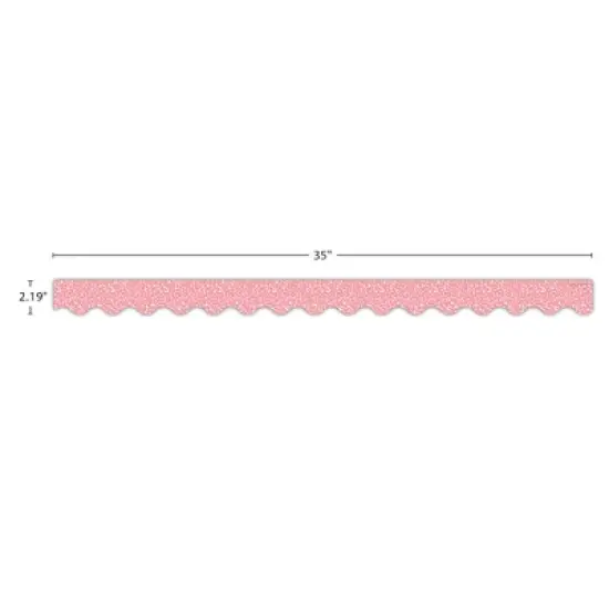 Teacher Created Resources&reg; Composition Pink Scalloped Border Trim, 35 Feet Per Pack, 6 Packs image {3}