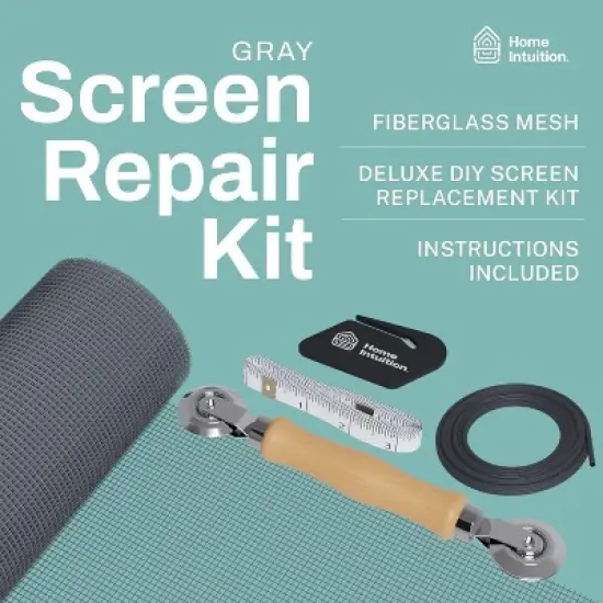 Home Intuition - Windows and Screen Door Replacement Repair Kit with Tool Set for Easy Installation image {1}