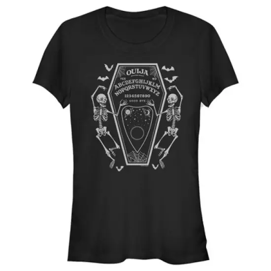 Junior's Ouija Halloween Coffin T-Shirt image {3}