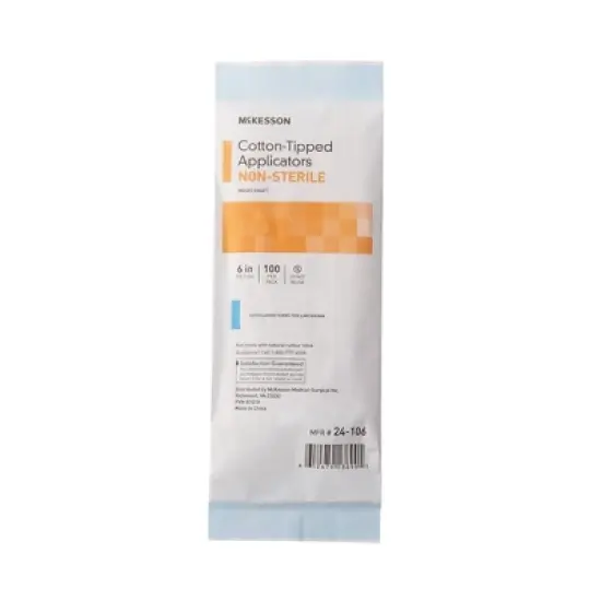 McKesson Cotton-Tipped Applicator Swabstick, 6 in. image {1}