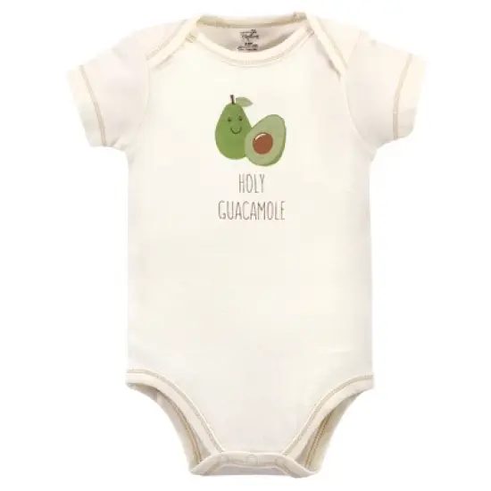 Touched by Nature Organic Cotton Bodysuits 5pk, Taco image {4}