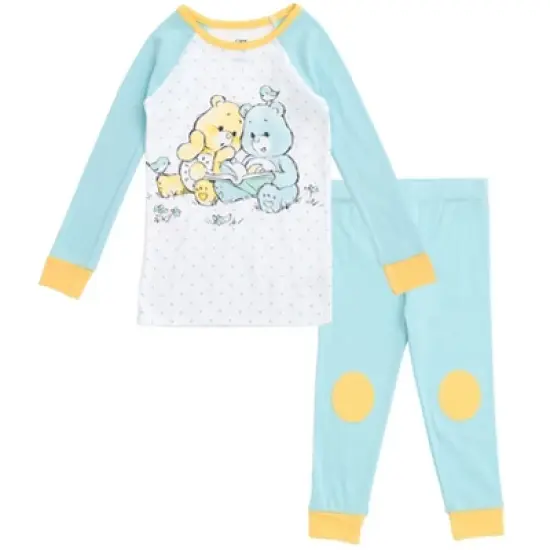 Care Bears Bedtime Bear Funshine Bear Pajama Shirt and Pants Sleep Set Newborn to Toddler image {8}