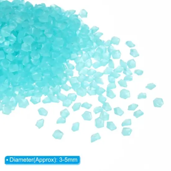 Unique Bargains Fish Tank Decoration Glow Pebbles 3-5mm 8000 Pcs image {1}