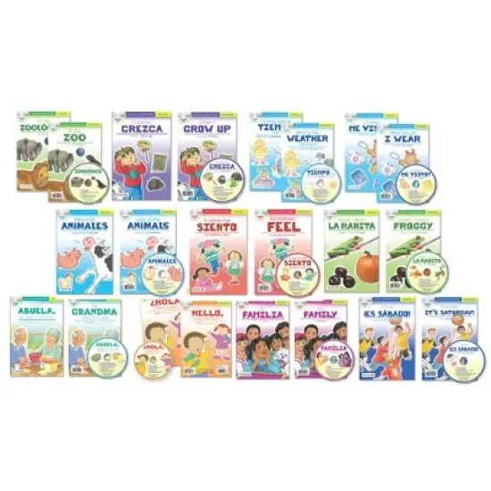 Creative Teaching Materials Spanish-English Readers with Audo CD Bundle, Set of 12 image {13}