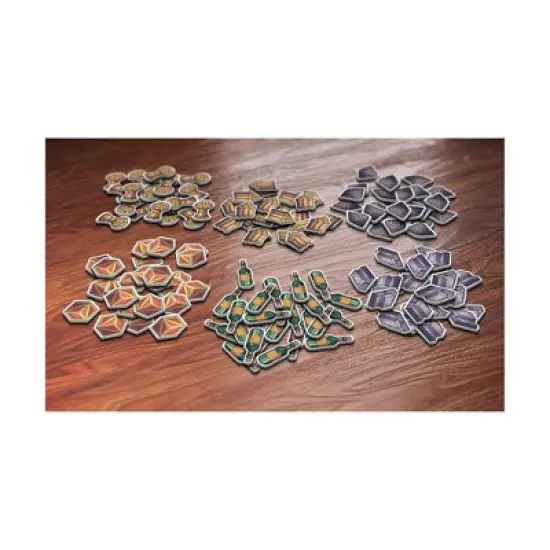 Forbidden Games Raccoon Tycoon Board Game: Strategy & War Game for 2-5 Players, Includes Tokens & Tiles, 1-2 Hour Play image {7}