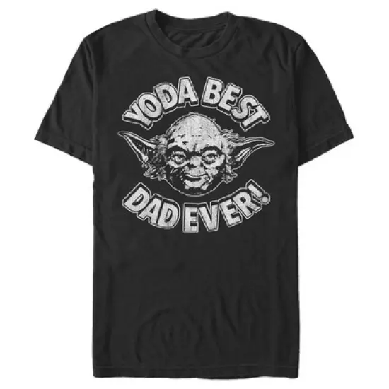 Men's Star Wars Father's Day Yoda Best Dad Ever T-Shirt image {4}