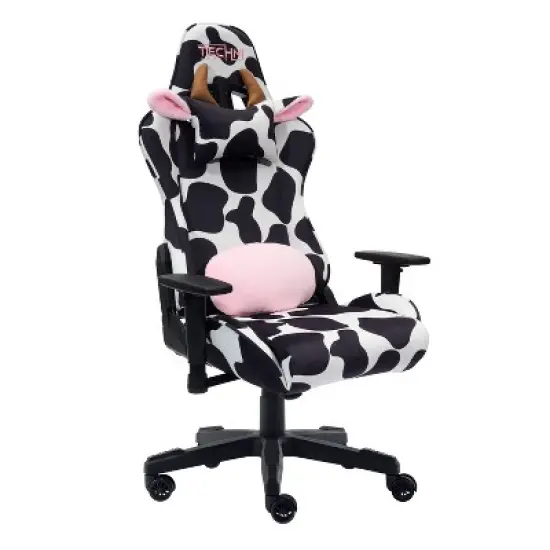APRILSOUL Brown/Black COW Series Gaming Chair image {2}