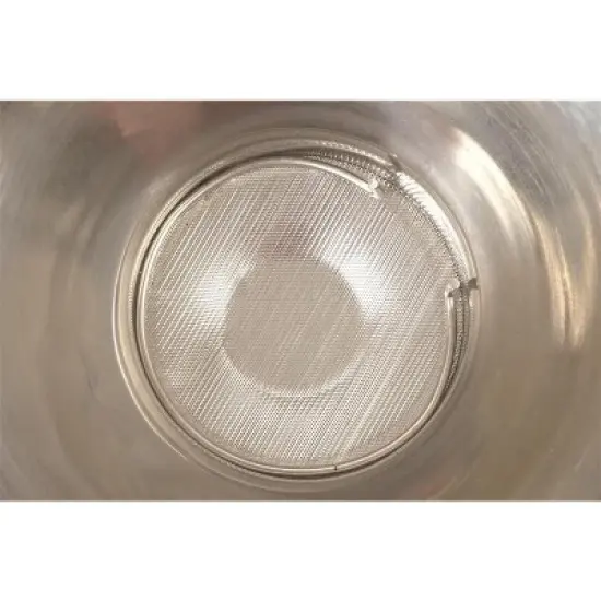 Narang Scientific Milk Strainer with Screen and Lock, Stainless Steel, Fits Large Milk Cans, 5 Qt Capacity image {2}