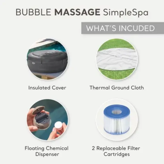 Intex SimpleSpa Bubble Massage Inflatable image {5}