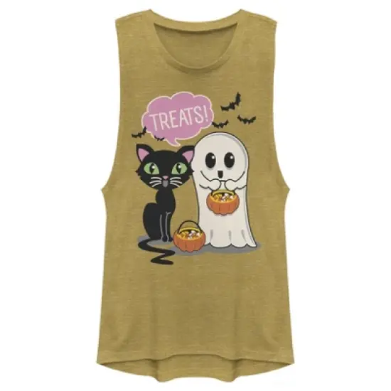 Junior's Lost Gods Halloween Treat Friends Festival Muscle Tee image {3}