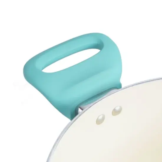 Spice by Tia Mowry Savory Saffron 7pc Healthy Nonstick Ceramic Cookware Set image {7}