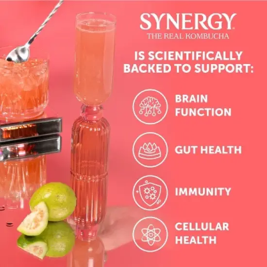 Synergy The Real Kombucha, Guava Goddess &ndash; 16 fl oz image {6}