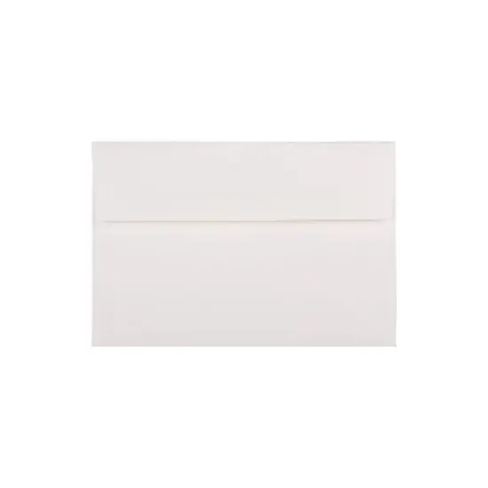 JAM Paper A8 Strathmore Invitation Envelopes 5.5 x 8.125 Bright White Wove STTW761 image {2}