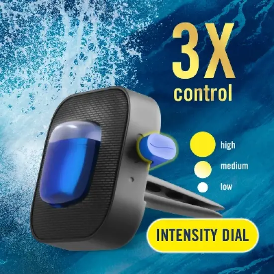 Febreze Car Air Freshener Vent Clip - Ocean  - 0.22 fl oz/3pk image {3}