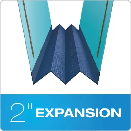 Pendaflex Hanging Classification Folders with Dividers, Legal Size, 2 Dividers, 2/5-Cut Exterior Tabs, Blue image {5}