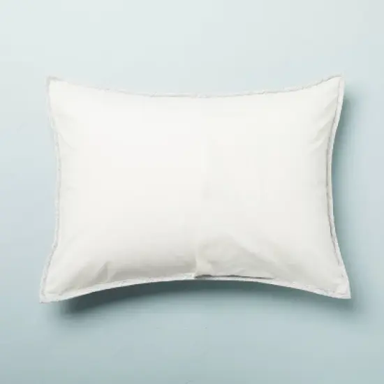 Channel Stitch Heathered Pillow Sham - Hearth & Hand&trade; with Magnolia image {2}