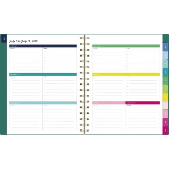 Emily Ley for At-A-Glance 2025-2026 Weekly/Monthly Planner 3/4"x7-7/8"x8-7/8" Green image {2}