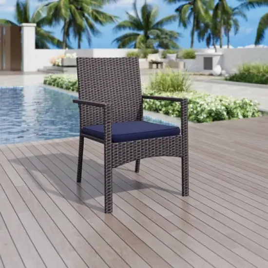 Captiva Designs 7pc Patio Furniture Set with Rectangle Table and Arm Chairs image {6}