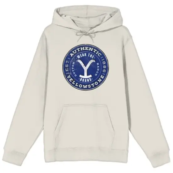 Yellowstone Dutton Ranch Logo Men's Sand Sweatshirt image {3}