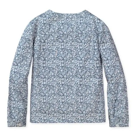 Hope & Henry Girls' Pleated Button Down Blouse, Infant image {3}