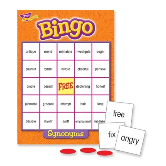 TREND Synonyms Bingo Game image {1}