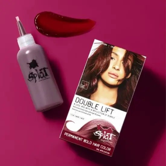 Splat Double Lift Kit Permanent Hair Color - Plum Siren - 5.75 fl oz image {5}