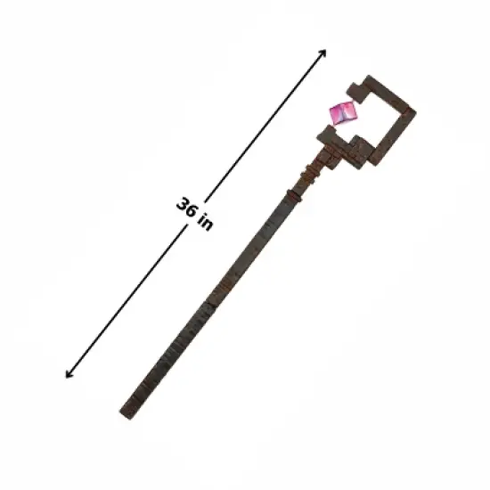 Minecraft Movie Malgosha Staff Costume Hand Held Prop image {2}