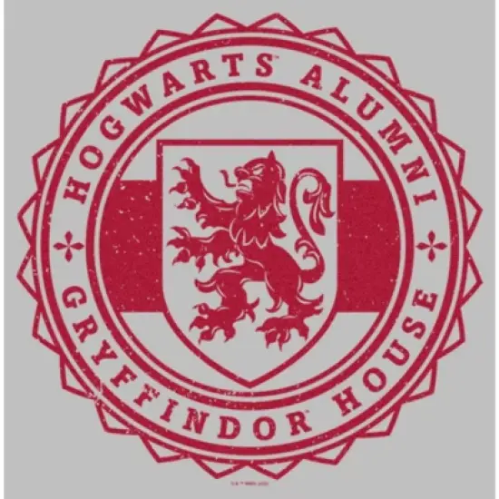 Women's Harry Potter Hogwarts Alumni Gryffindor House T-Shirt image {1}