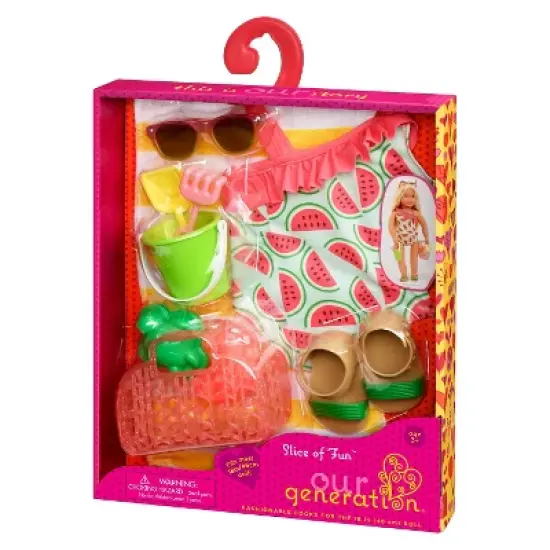 Our Generation Swimsuit Outfit for 18" Dolls - Slice of Fun image {2}