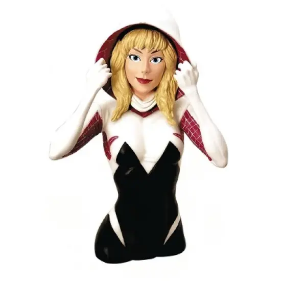 Monogram International Inc. Spider-Gwen Unmasked Previews Exclusive Bust Bank image {1}