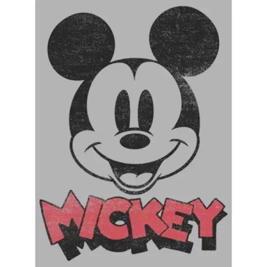 Men's Mickey & Friends Mickey Mouse Retro Headshot Pull Over Hoodie image {1}