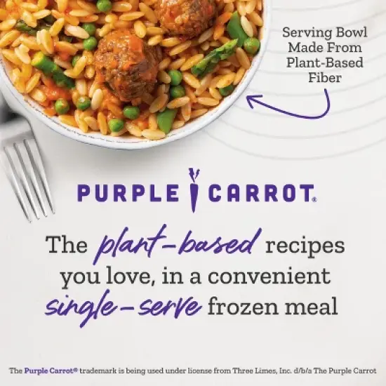 Purple Carrot Frozen Vegan Meatball Marinara - 10.75oz image {3}