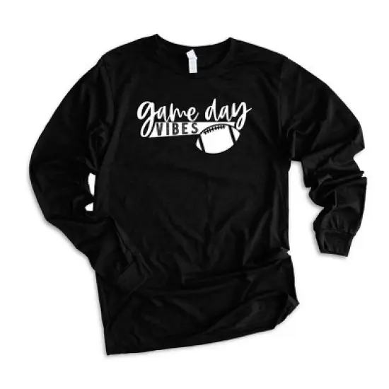 Simply Sage Market Game Day Vibes Long Sleeve Graphic Tee image {4}