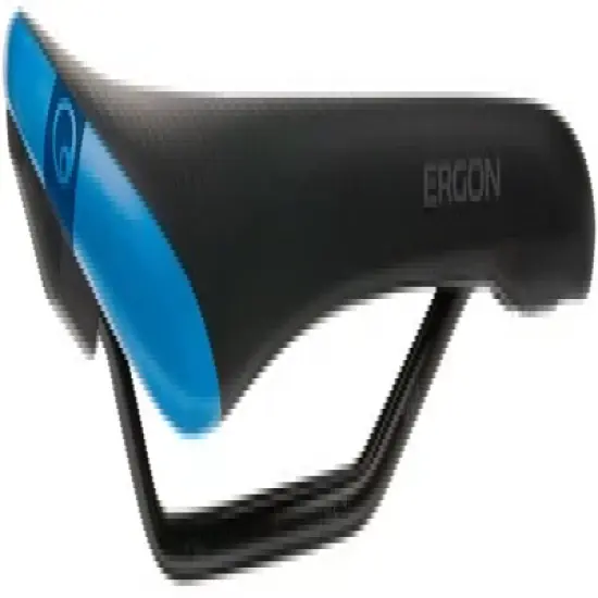 Ergon SM Pro Saddle - Midsummer Blue Rail Material: Titanium Men's Size: M/L image {2}