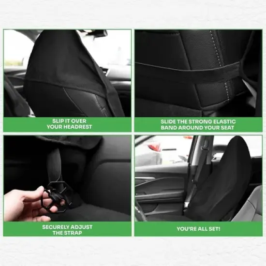 Lebogner Waterproof Car Seat Cover, Universal Fit, Anti-Slip Seat Protector for Cars, SUVs and Trucks image {2}