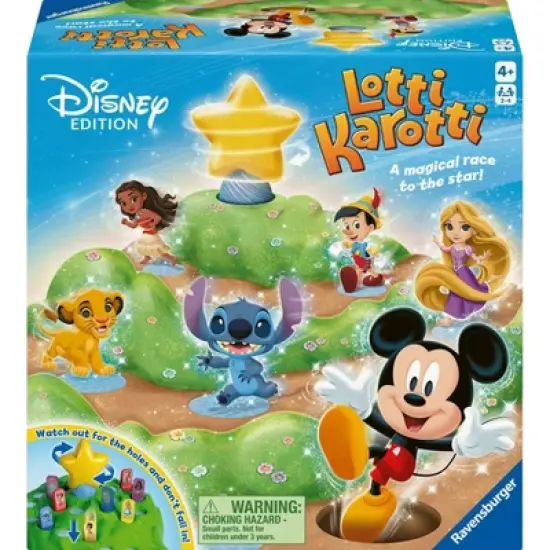 Ravensburger Disney Lotti Karotti Board Game: Creative Thinking, Includes Cards & Game Pieces, 2-4 Players, 20 Min Play image {1}