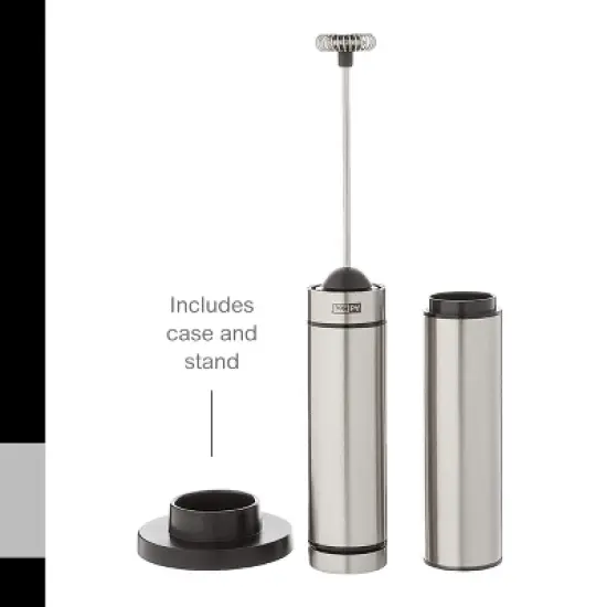 AdHoc Rapido Milk and Sauce Frother - Stainless Steel, 8.25" image {4}