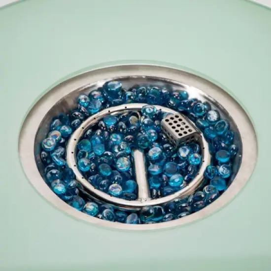 LeisureMod Walbrooke 4-Piece Modern White Patio Conversation Set &ndash; Square Fire Pit with Tank Holder & Sectional Seating for Outdoor Spaces image {15}