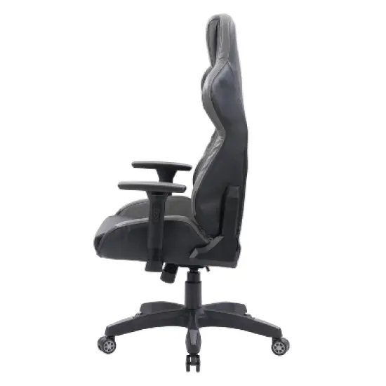Nightshade Gaming Chair Black and Gray - CorLiving image {5}