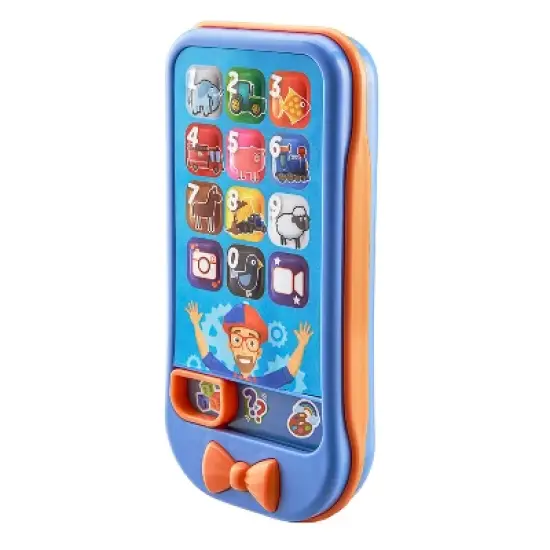 eKids Blippi Toy Phone for Toddlers &ndash; Blue (BL-160.EMV1OL) image {2}